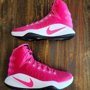 Nike hyperdunk vivid pink breast cancer awareness